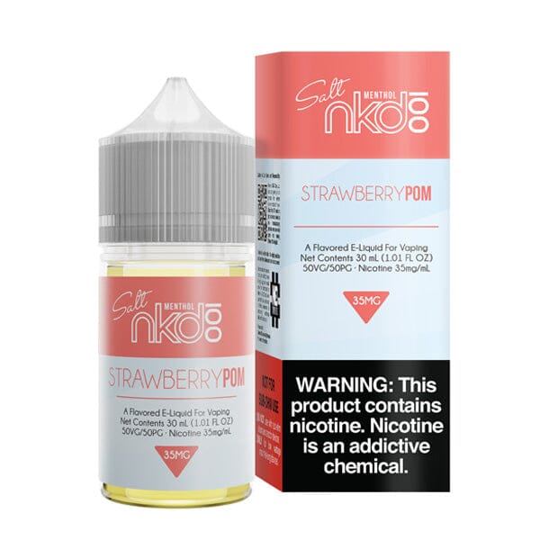 Strawberry Pom (Brain Freeze) by Naked Synthetic Salt 30ml with packaging