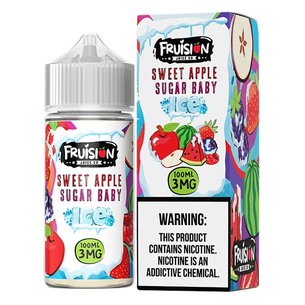 Sweet Apple Sugar Baby Ice | Fruision | 100mL with packaging