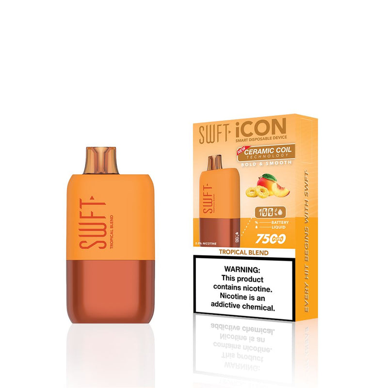 SWFT Icon Disposable | 7500 Puffs | 17mL | 5% - Tropical Blend with packaging