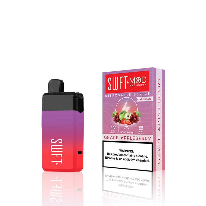 SWFT Mod Disposable | 5000 Puffs | 15mL grape appleberry with packaging