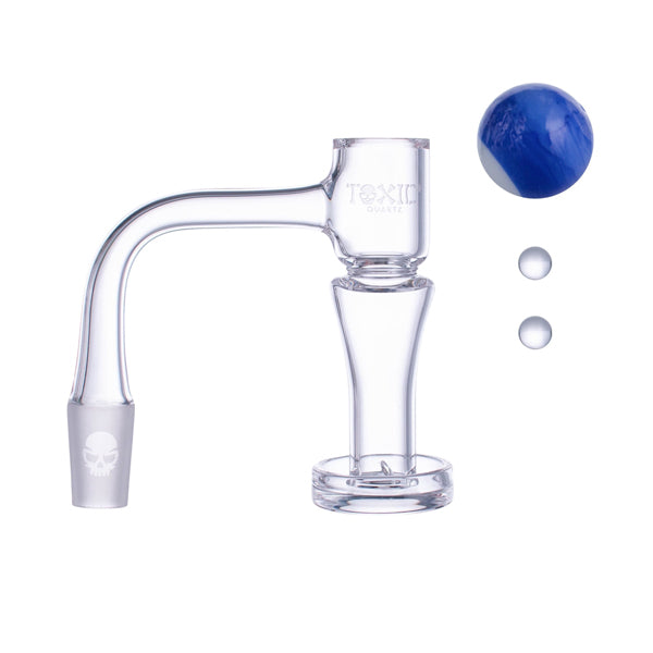 MKGlass TXQB18 Toxic 14MM 90° Nebula Fully Welded Terp Slurper Set