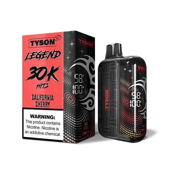 Tyson 2.0 Legend Disposable california cherry with packaging