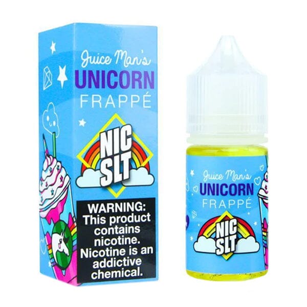 Unicorn Frappe by Juice Man Salts 30ml with packaging