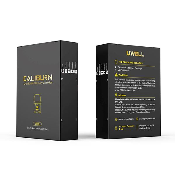 Uwell Caliburn G2 Replacement Pods (2-Pack) packaging