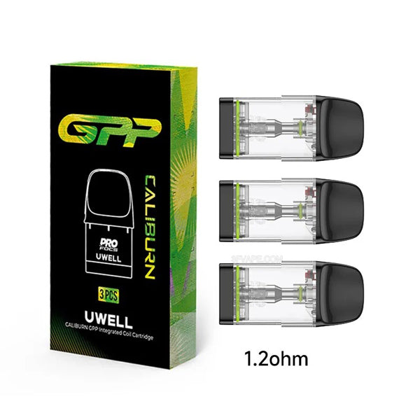 Uwell Caliburn GPP Replacement Pod 1.2ohm with packaging