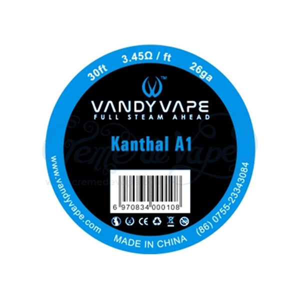 Vandy Vape Build Wire (Wire Spools)(30ft) Kanthal A1 3.45ohm
