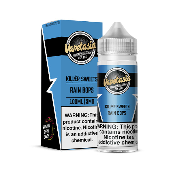 Killer Sweets Rain Bops Vapetasia 100mL with packaging