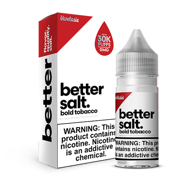Bold Tobacco Vapetasia Better Salts 30mL with packaging