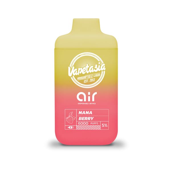 Vapetasia x Air Disposable 6000 Puffs | 11mL | 50mg nana berry