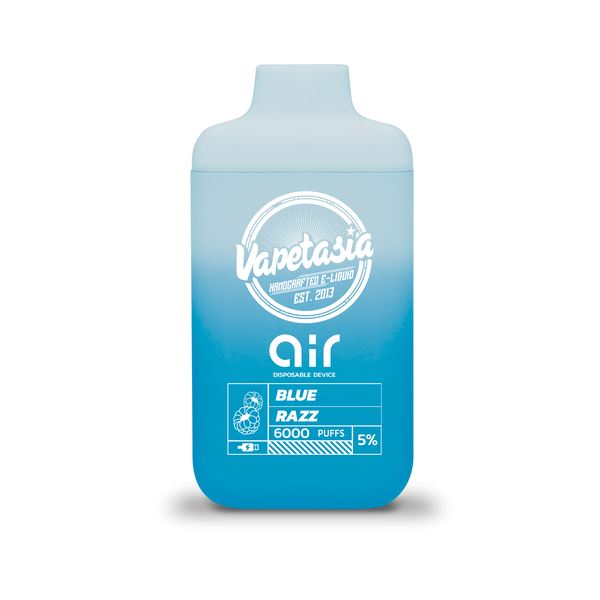 Vapetasia x Air Disposable 6000 Puffs | 11mL | 50mg blue razz