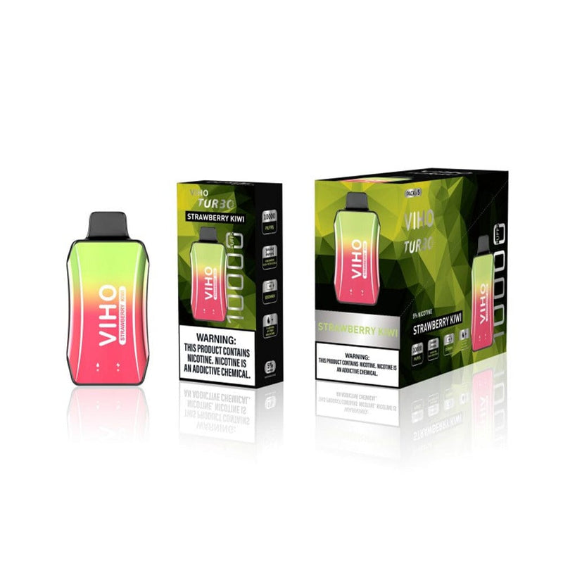 Viho Turbo Disposable - strawberry kiwi with packaging