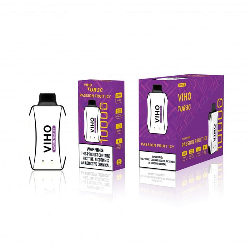 Viho Turbo Disposable - passion fruit icy with packaging
