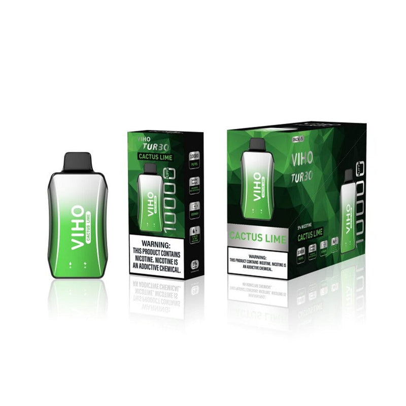 Viho Turbo Disposable - cactus lime with packaging