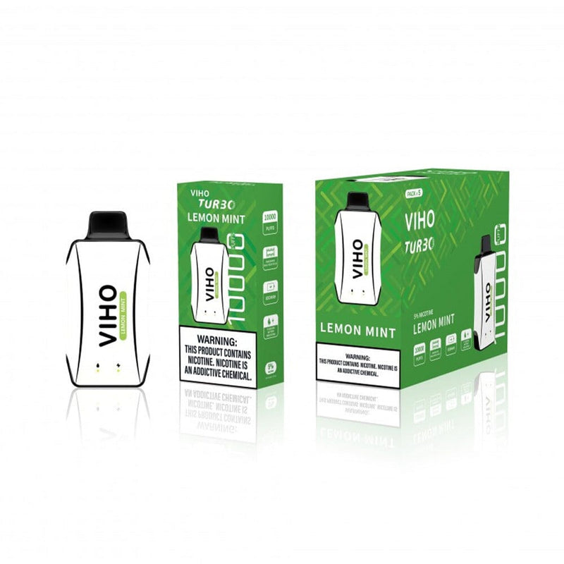 Viho Turbo Disposable - lemon mint with packaging