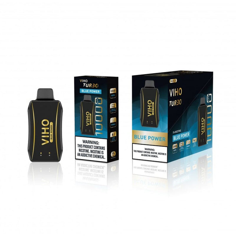 Viho Turbo Disposable - blue power with packaging