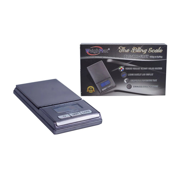 WeighMax (Scale) The Bling Scale BLG-100 gray with packaging