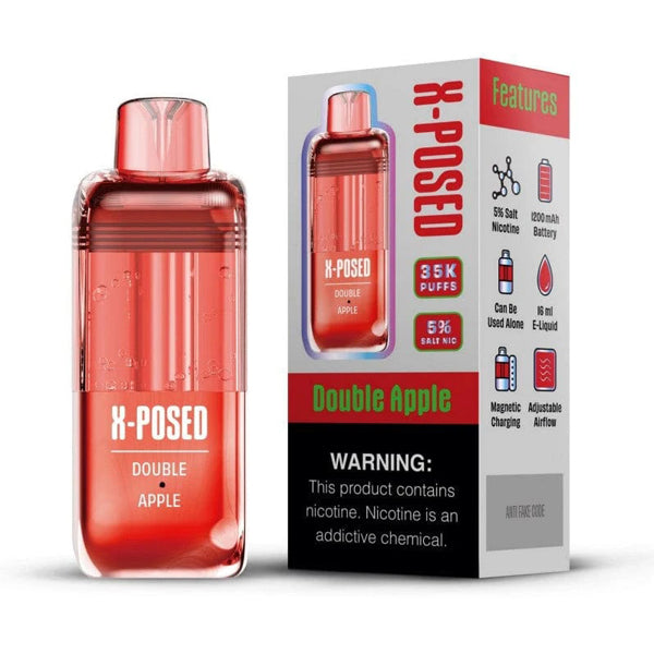 X-Posed 35K Disposable double apple with packaging