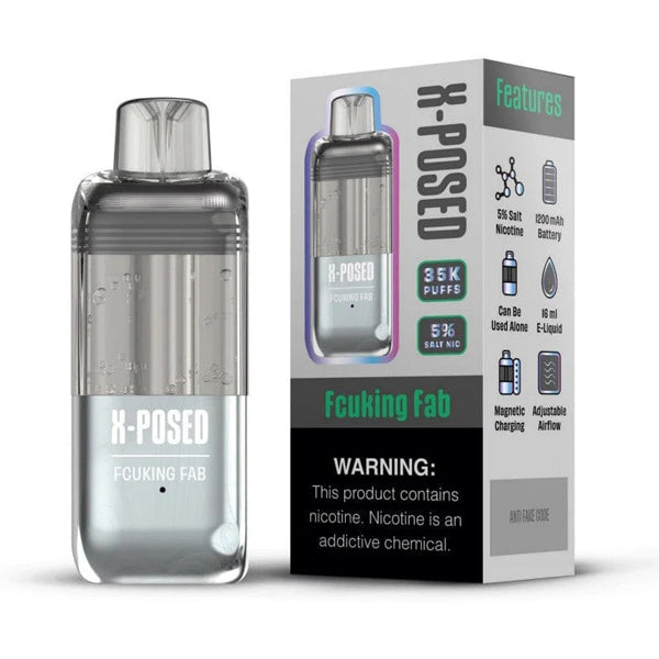 X-Posed 35K Disposable fcuking fab with packaging