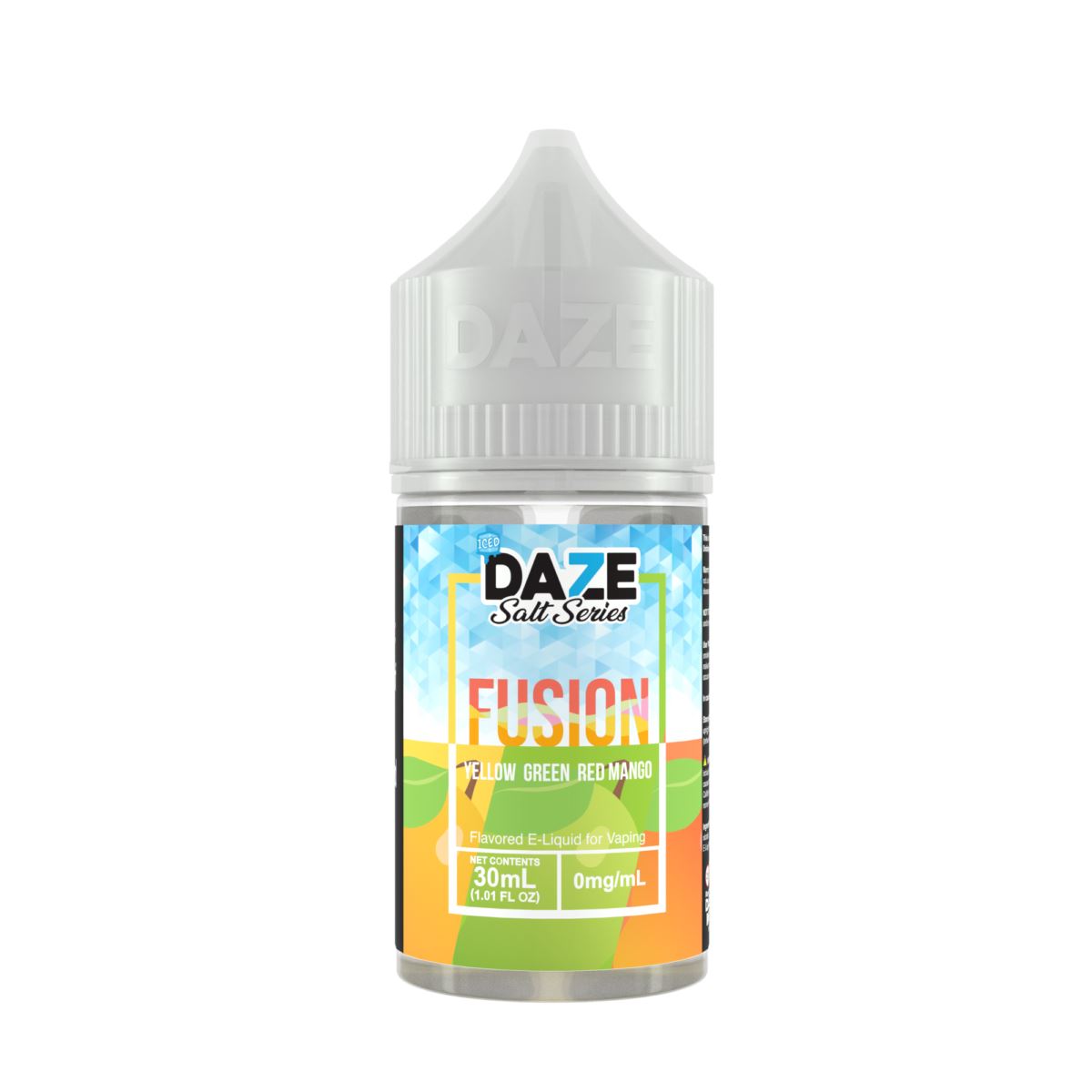 Yellow Green Red Mango Iced by 7Daze Fusion Salt 30mL Bottle