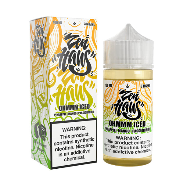 Ohmmm Ice Zen Haus 100mL with packaging