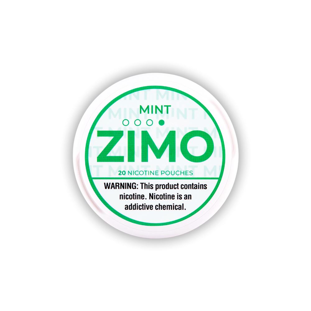 Zimo Nicotine Pouches (20ct Can)(5-Can Pack) Mint 06mg (SAS)