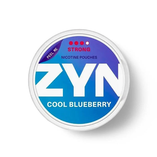 ZYN Nicotine Pouches eu edition cool blueberry strong