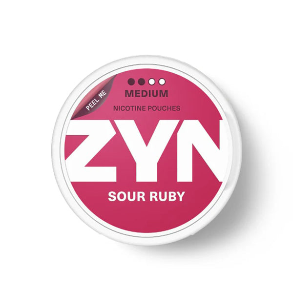 ZYN Nicotine Pouches eu edition sour ruby medium