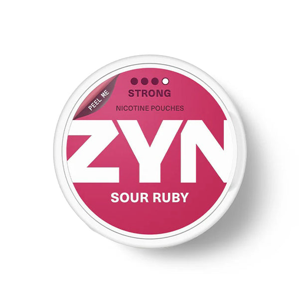 ZYN Nicotine Pouches eu edition sour ruby stong