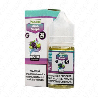 Aloe Grape by Pod Juice Salt 30ml with packaging