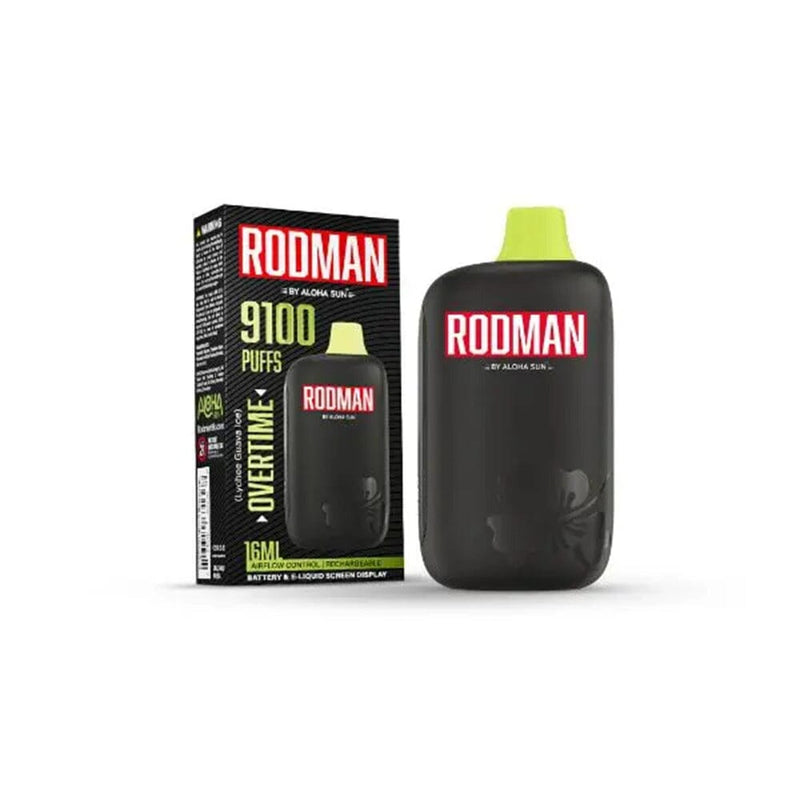 Aloha Sun Rodman Disposable 9100 Puffs 16mL 50mg Overtime