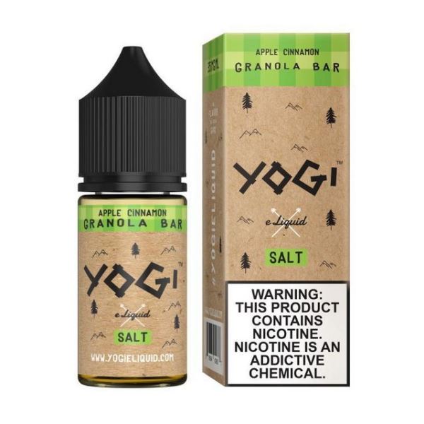 Apple Cinnamon by Yogi Salt 30ml with packaging