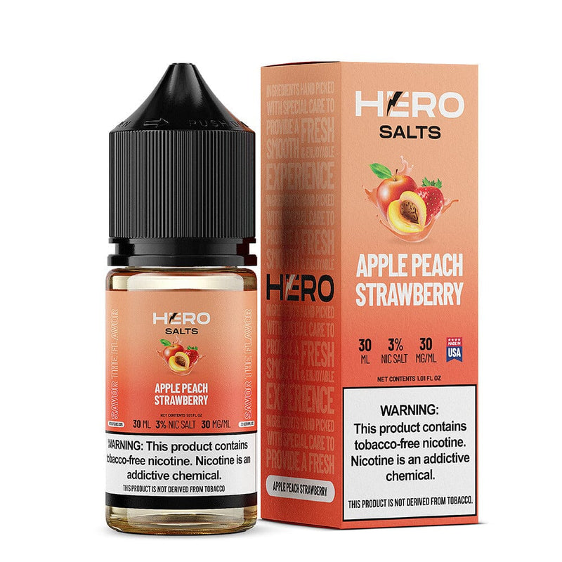 Apple Peach Strawberry by Hero E-Liquid 30mL (Salts)