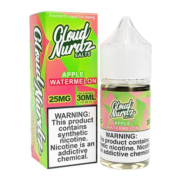 Apple Watermelon by Cloud Nurdz TFN Salt 30ml with packaging