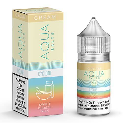AQUA CREAM SALTS | Cyclone 30ML eLiquid with packaging