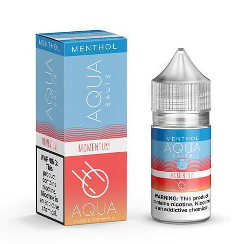 AQUA SALTS MENTHOL | Momentum Ice 30ML eLiquid with packaging