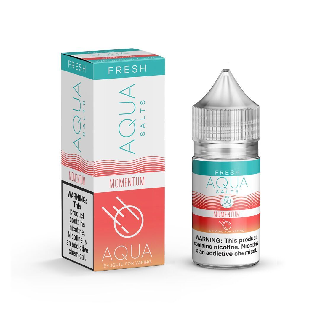 AQUA SALTS | Momentum 30ML eLiquid with packaging