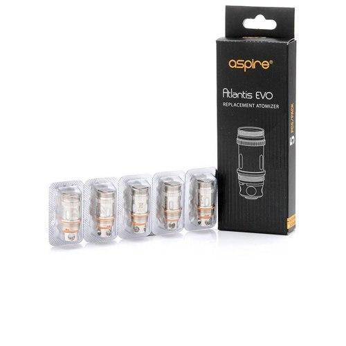 Aspire Atlantis EVO Replacement Coils (Pack of 5) with packaging