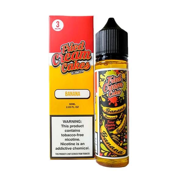 Banana by Fried Cream Cakes TFN 60ml with packaging