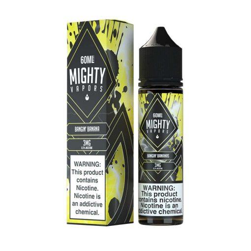 Bangin Bananas by Mighty Vapors 60ml with packaging