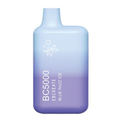 BC5000 (Non Branded EBDESIGN / Branded EBCREATE) Disposable | 5000 Puffs | 9.5mL | 0% blue razz ice