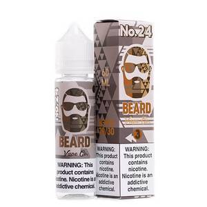 No. 24 Salted Caramel Malt by Beard Vape Co 60mL with packaging