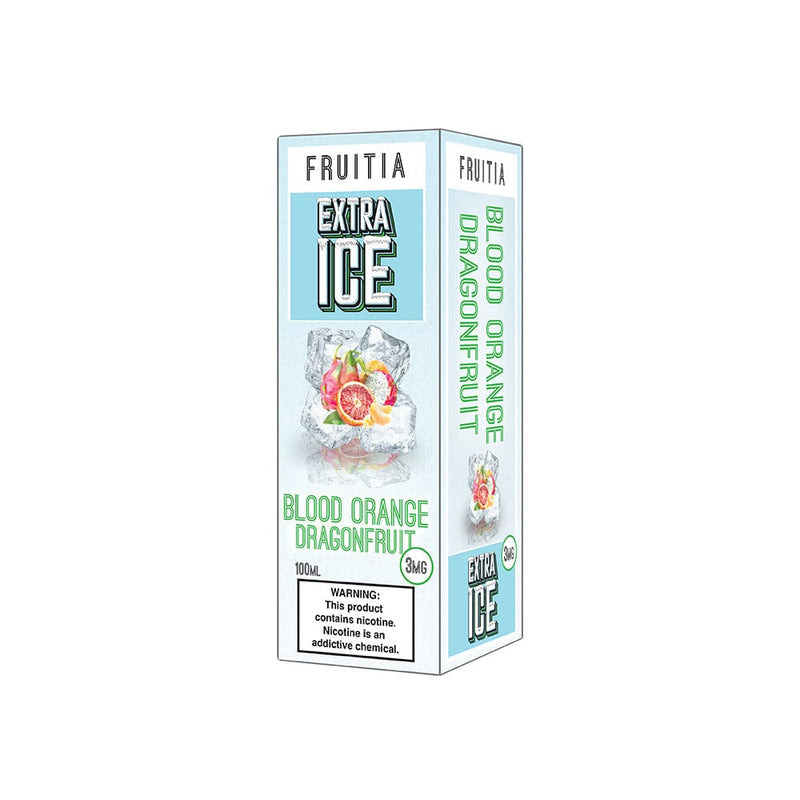 Blood Orange Dragonfruit by Fruitia Extra Ice 100mL Packaging