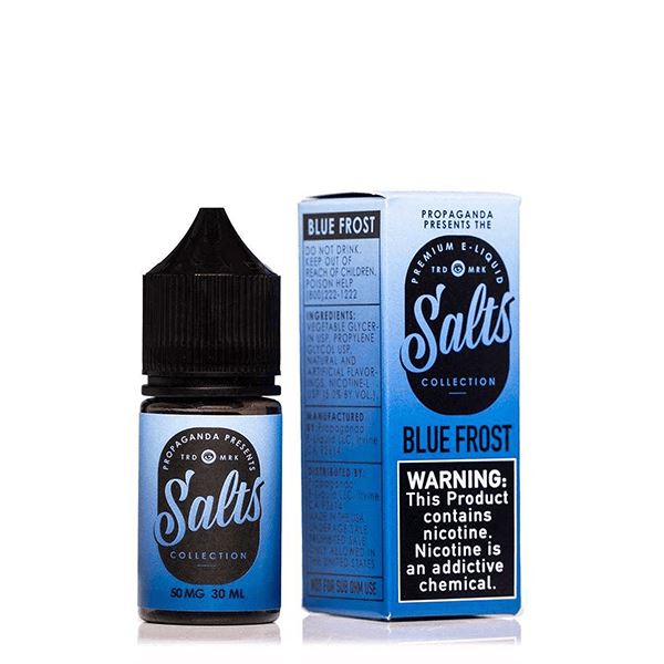 Blue Frost by Propaganda Salts 30ml with packaging