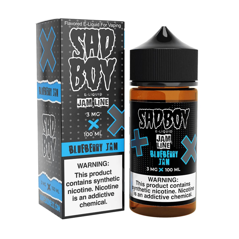 Blueberry Jam Cookie by Sadboy E-Liquid 100ml with packaging
