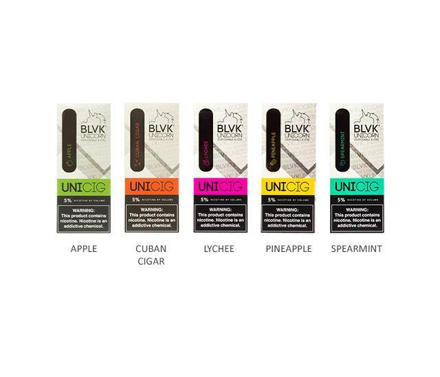 BLVK Unicorn Unicig Disposable E-Cigs (Individual) Group Photo