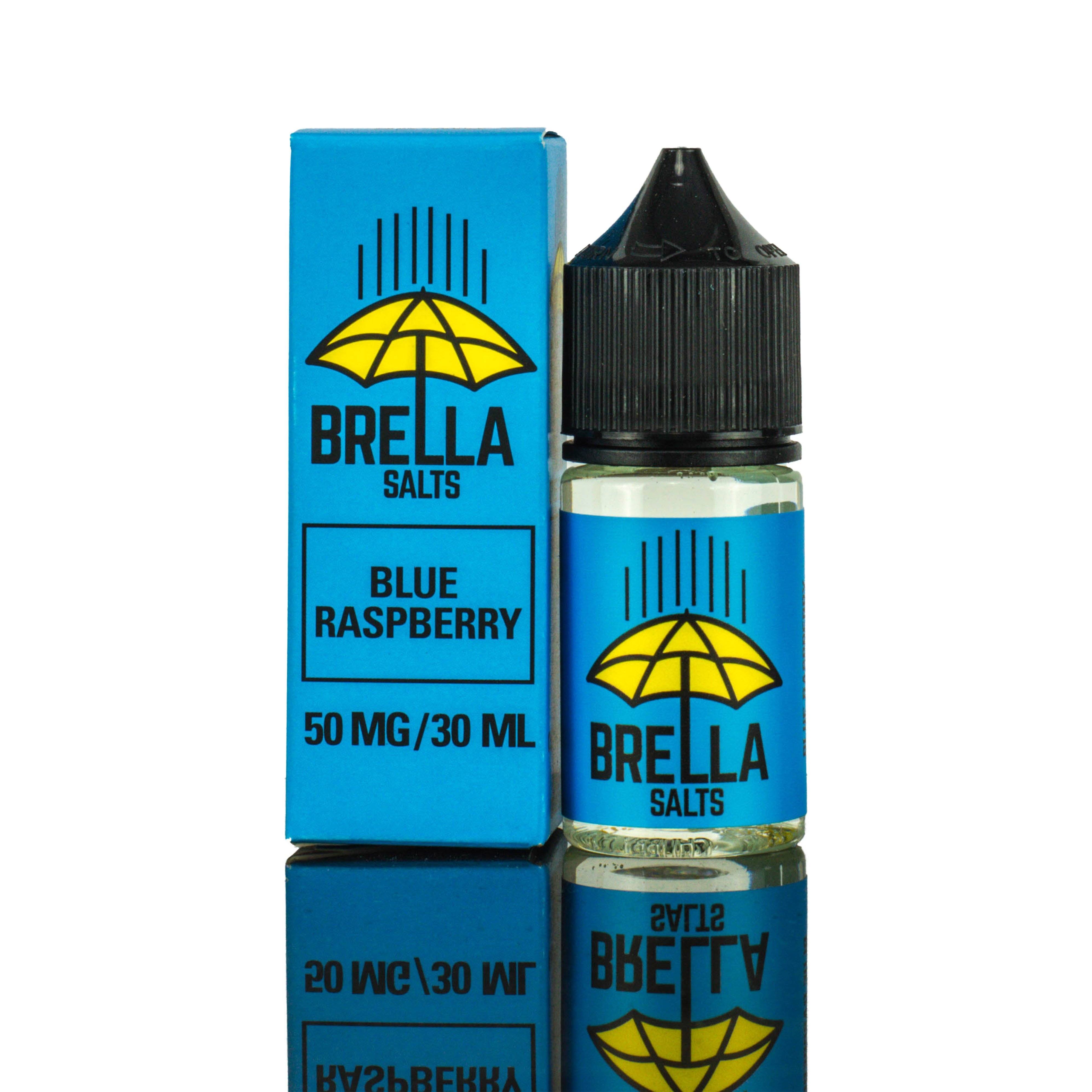 BRELLA SALTS | Blue Raspberry eLiquid with packaging