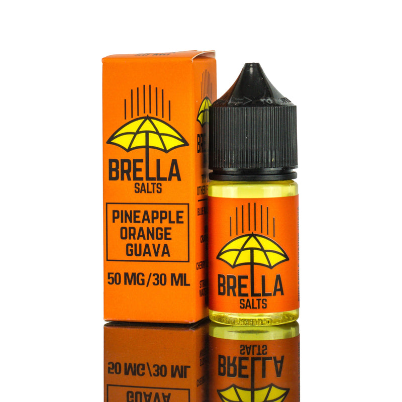 BRELLA SALTS | Pineapple Orange Guava eLiquid with packaging
