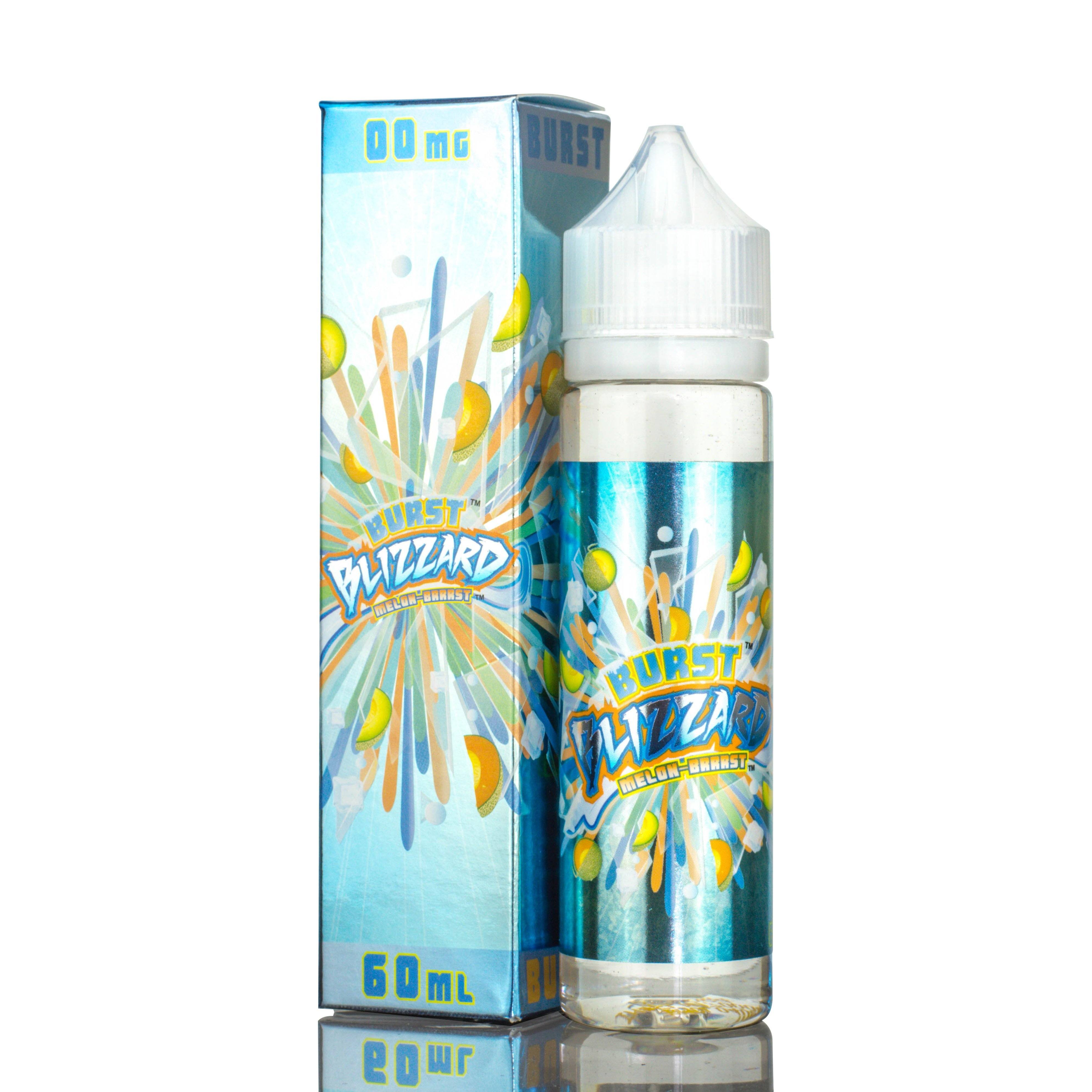 Burst Blizzard | Melon eLiquid with packaging