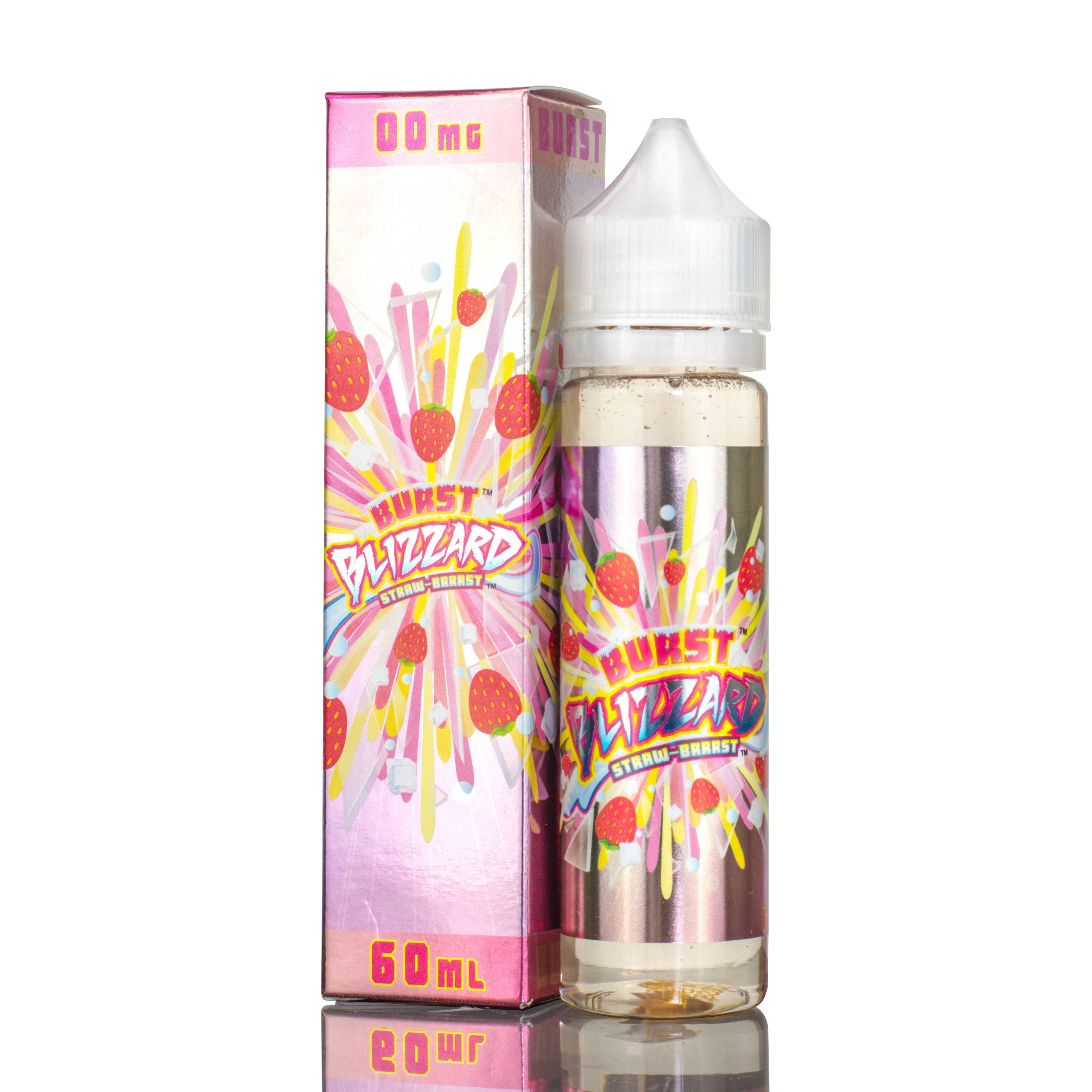 BURST Blizzard | Straw eLiquid with packaging