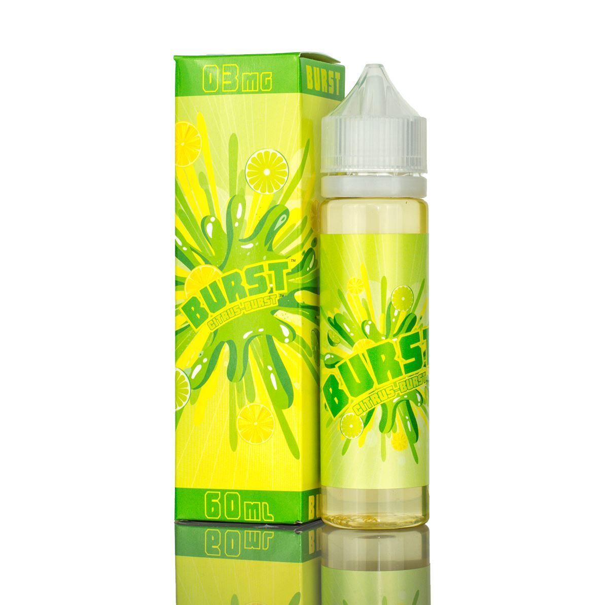 BURST | Citrus eLiquid with packaging